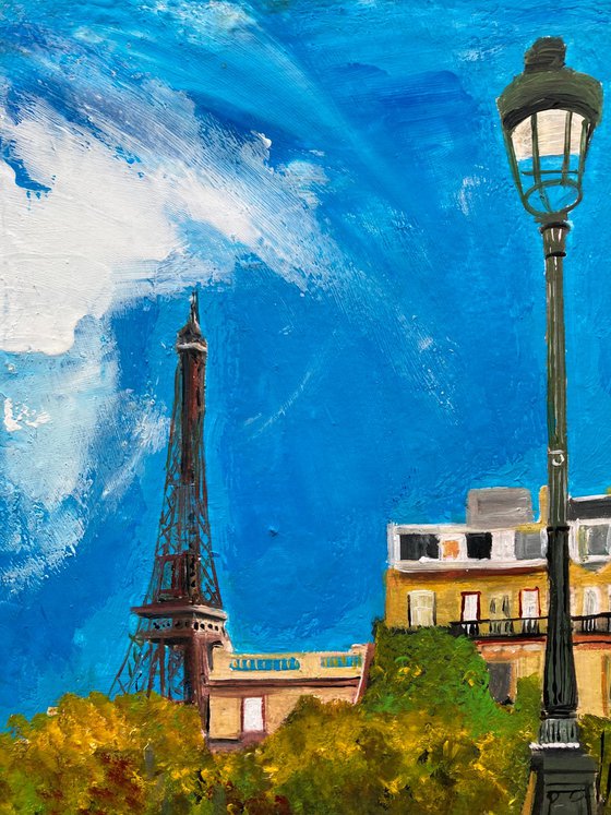 Bright And Sunny Paris In The Afternoon