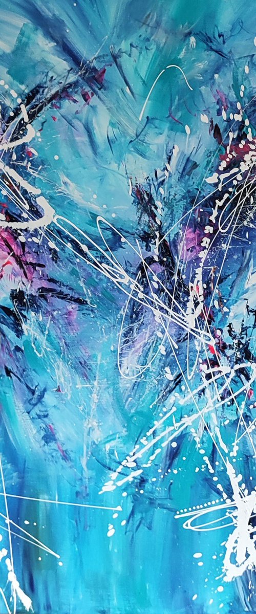 Art galactique, explosion de matière by ÂME SAUVAGE