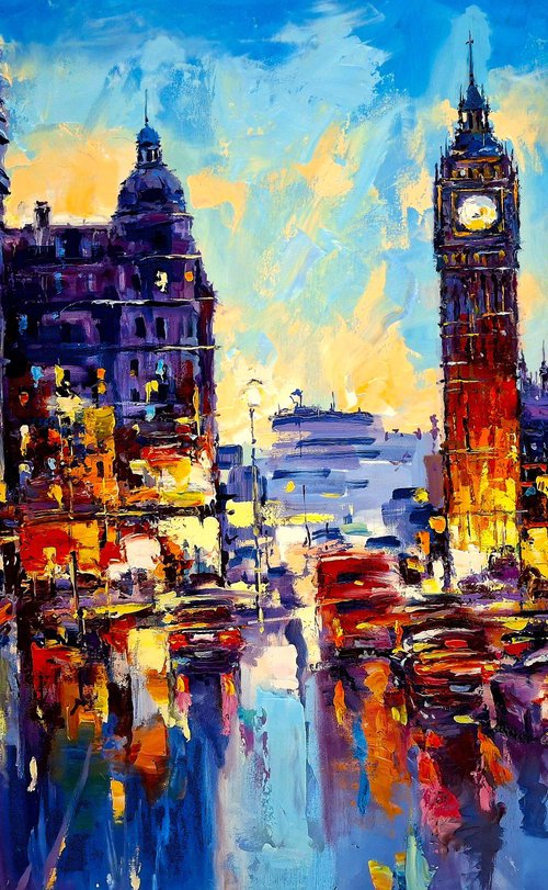 London after the rain by Andrej Ostapchuk