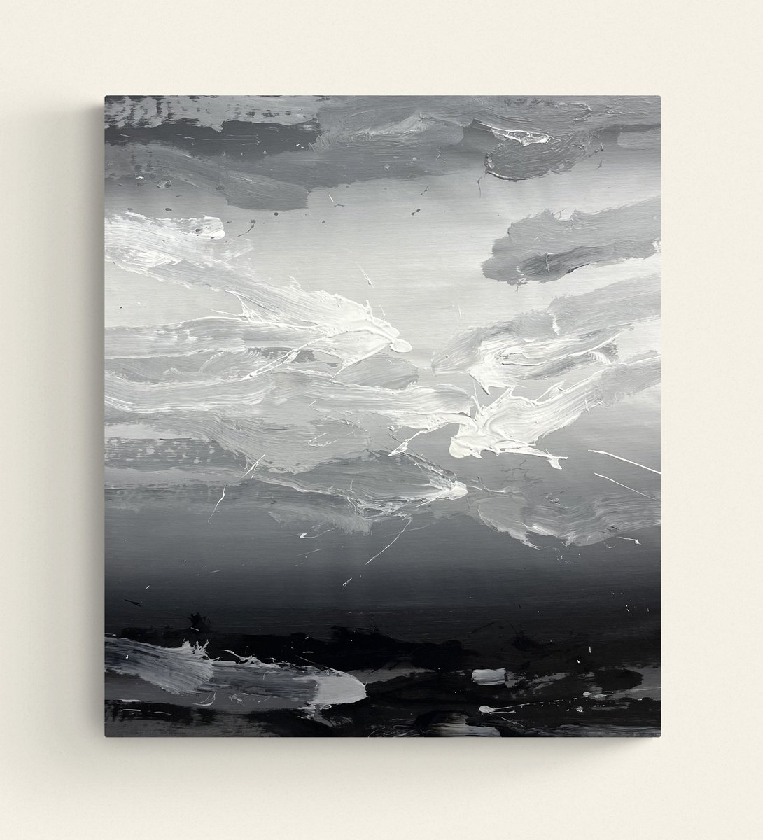 Abstract Acrylic Painting By Nazarii Medvid, 26 X 30", Association 238, Original Artwork