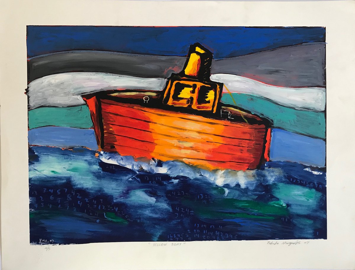 The Yellow Boat by Roberto Munguia Garcia