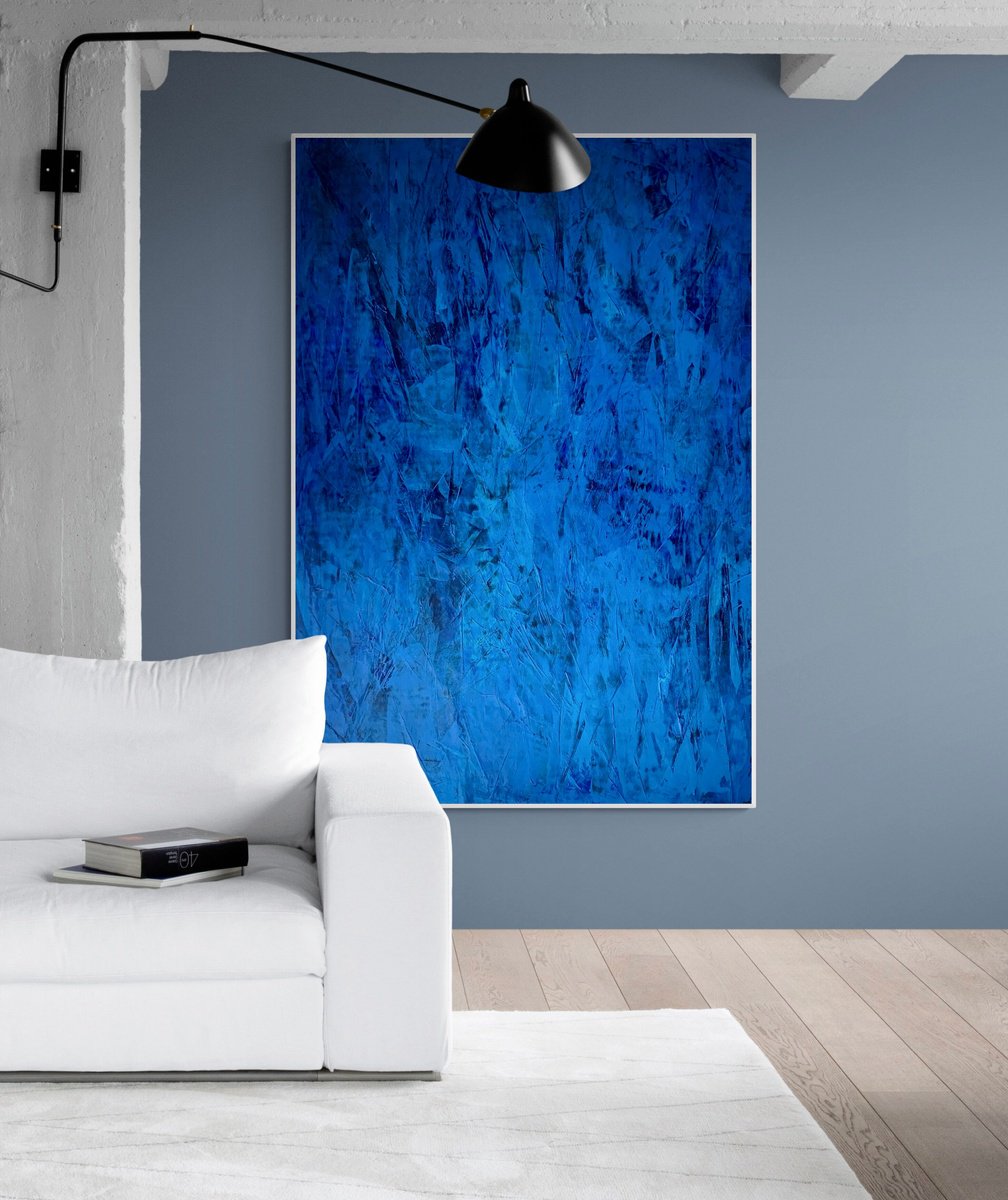  Beyond The Blue Sea No. 726 By Anita Kaufmann, 39 X 59, Artwork For Sale On Artfinder