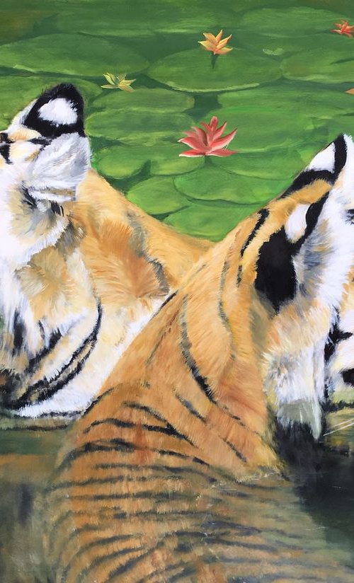 Tigers by Renee  DiNapoli