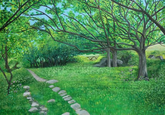 Woodland path near Zennor
