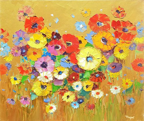 Colorful flowers by Hayk Miqayelyan