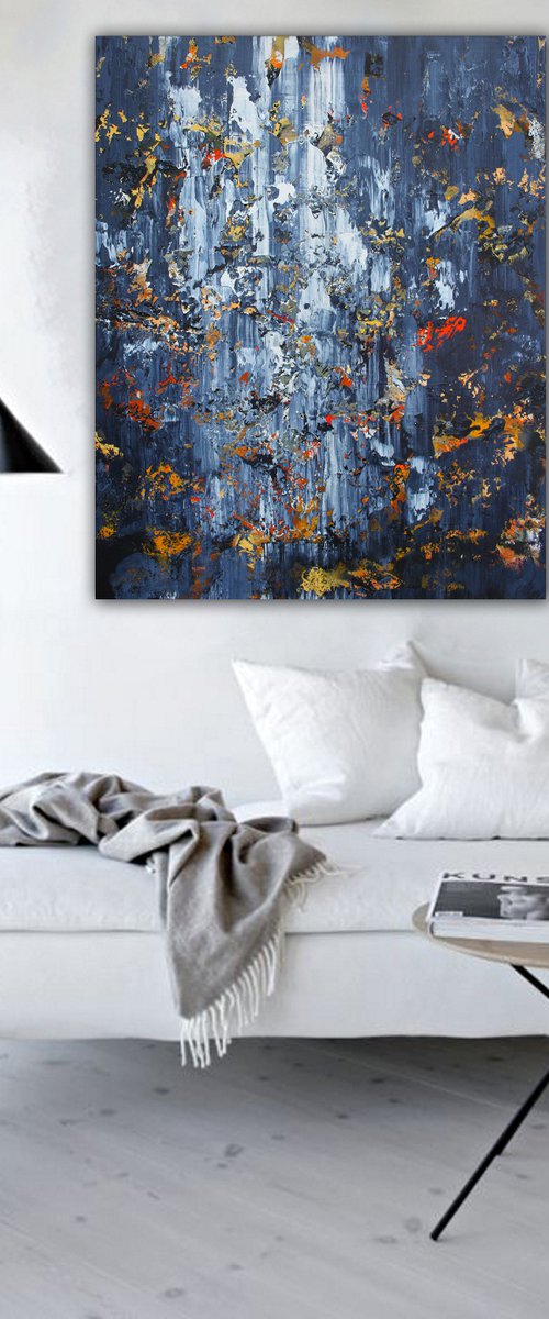 120x100cm. / Abstract painting / Abstract 103 by Alex Senchenko