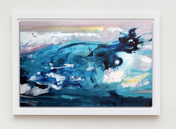 Large abstract 115x75 Big wave