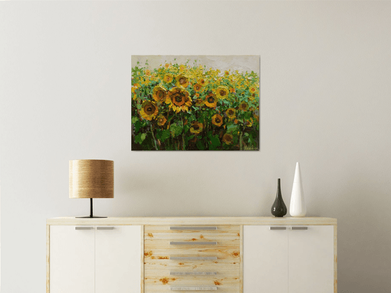 Sunflowers Original Oil painting