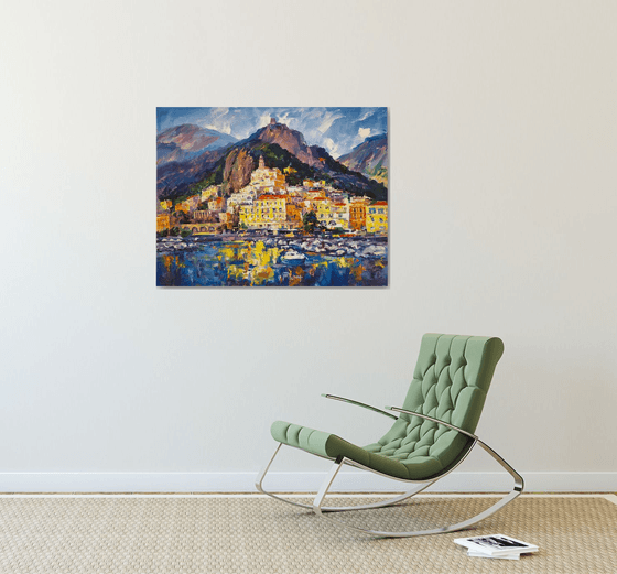 “Golden Light of Amalfi”