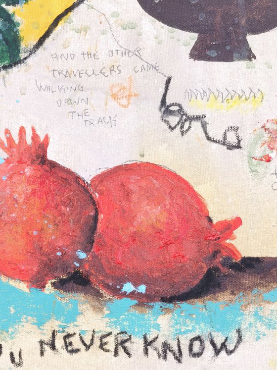 Walking down the track