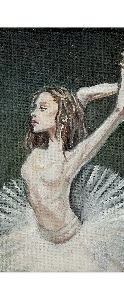 Ballerina 2 | Contemporary ballerina painting by VICTO