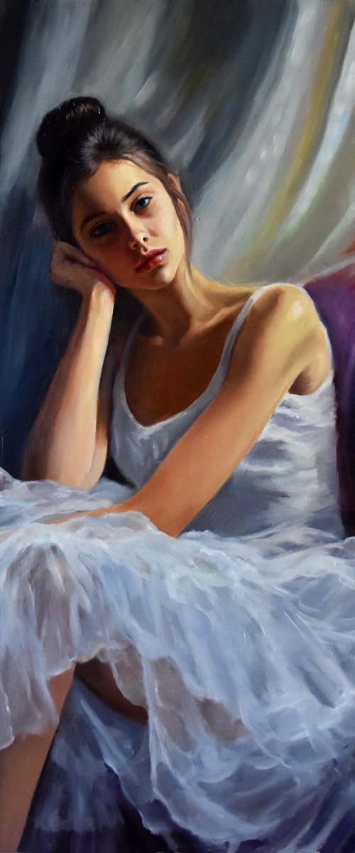 The sadness of ballerina by Serghei Ghetiu