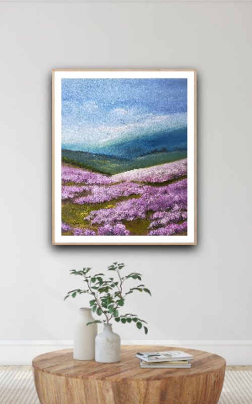Spring arrives in the moors by Nella Alao