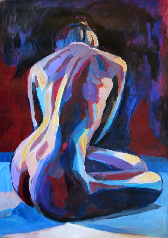 Nude #209  A / 60.5 x 44 cm