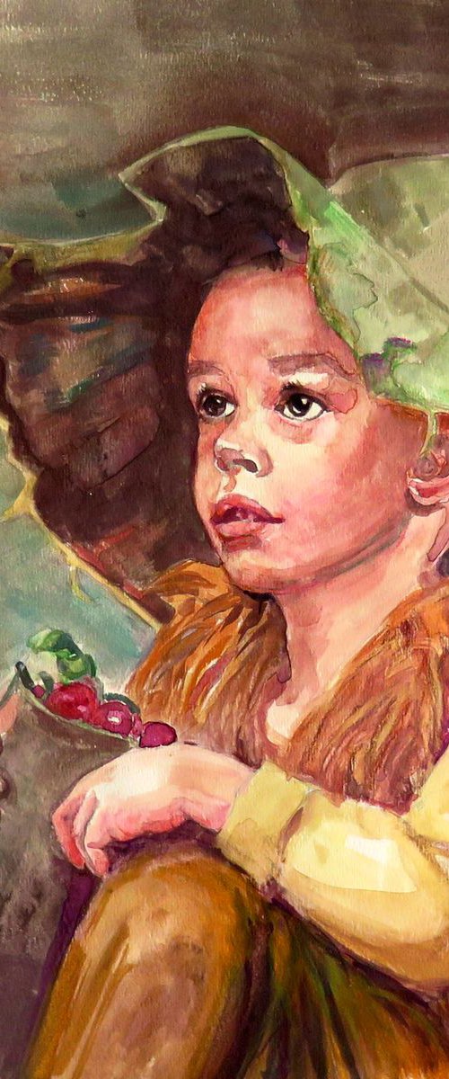 Red Cherry by QI Debrah