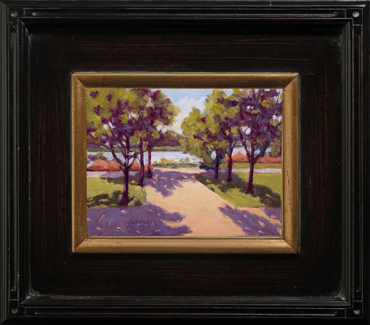 Cliff Cave Park In Sunlight By Daniel Brian Fishback, 15 X 13, Artwork For Sale On Artfinder