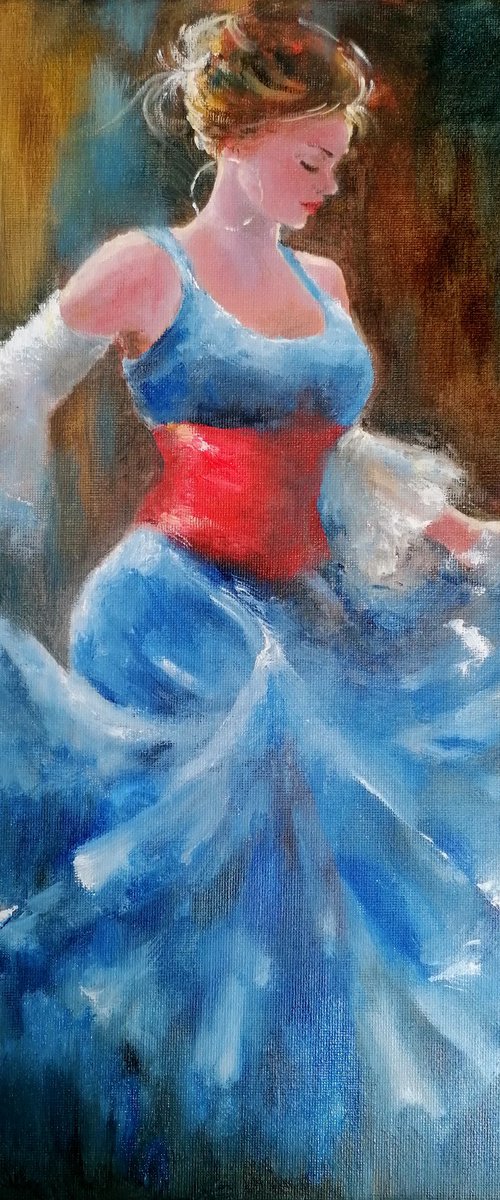 Flamenco Dancer 242 by Susana Zarate Harris