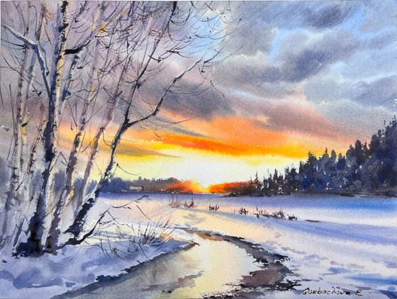 Winter Sunset