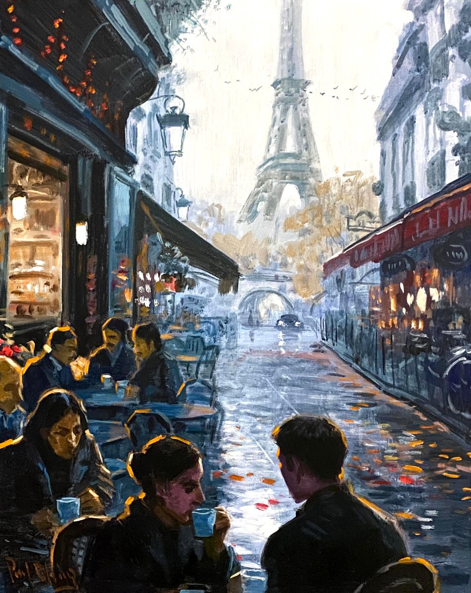  Coffee Scent By Paul Cheng, 24 X 30, Artwork For Sale On Artfinder