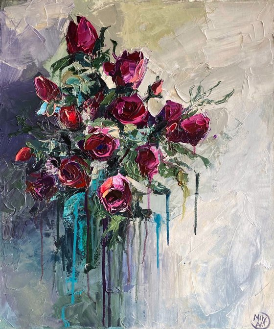 Flowing Roses II – Rose Bouquet