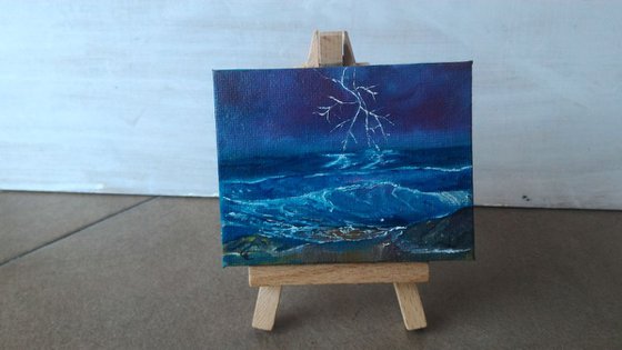 Miniature #021 - Easel included