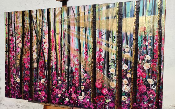 Enchanted - Large painting (Diptych)