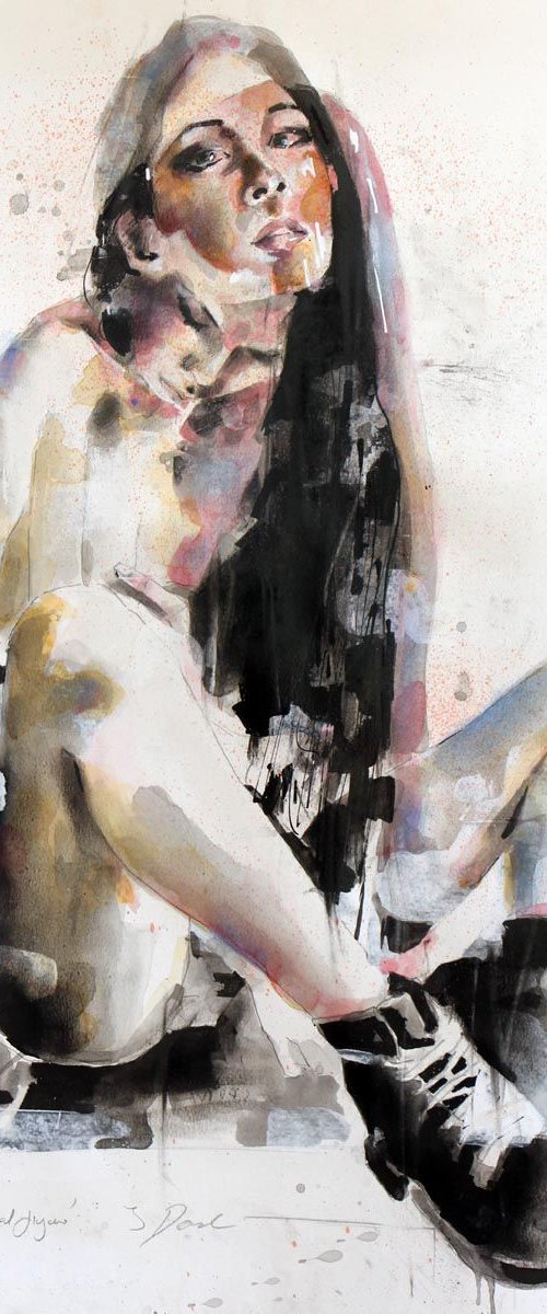3-14-15 seated figure by Thomas Donaldson