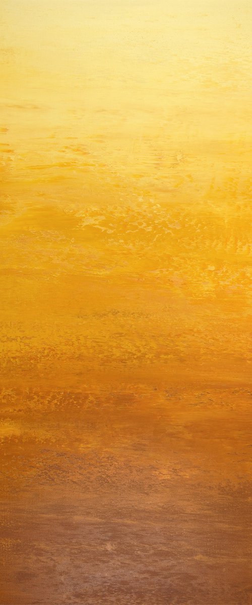Honey Gold - Modern Abstract by Suzanne Vaughan