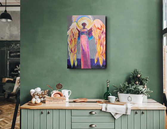 In the presence of love.