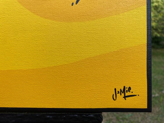 Yellow Submarine on Pink