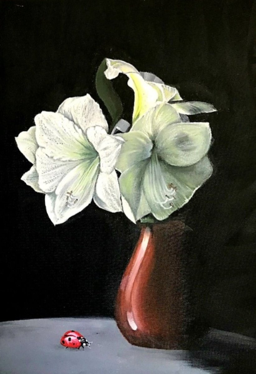 LADYBUG LOVES LILIES by Semire Akyaz?