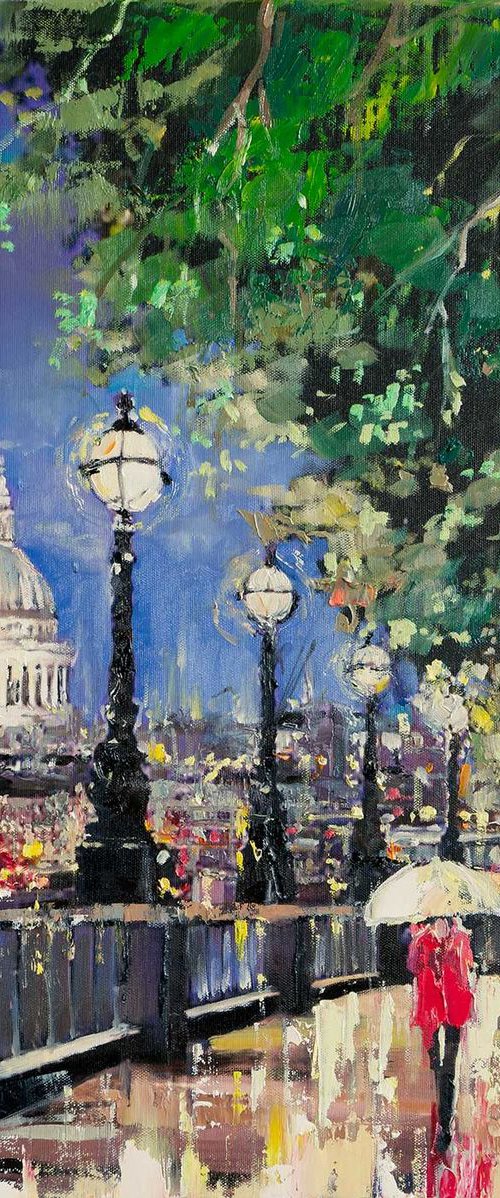 'St Paul's Cathedral at Night' by Ewa Czarniecka