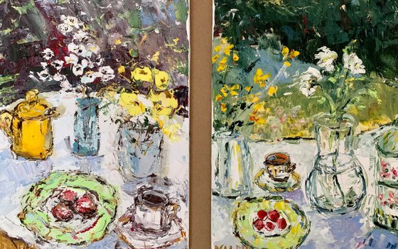 Still life in garden