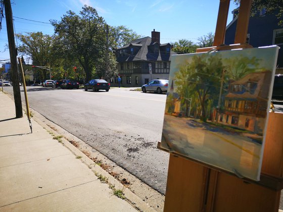 Novalea corner, plein air