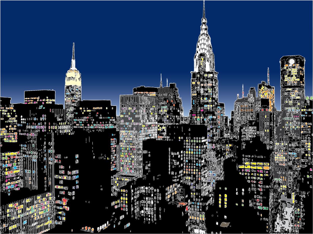 New York - alive @ night by Keith Dodd