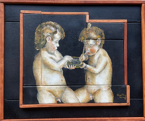 Two cherubs