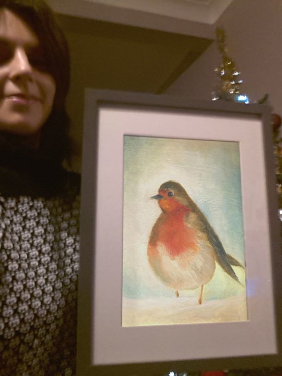 'Wintry' The Little Robin