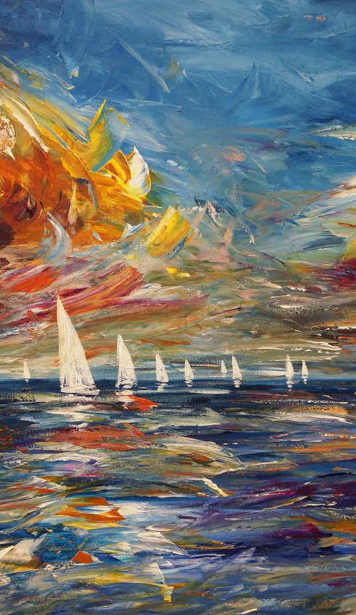 Seascape Sailing Impressions M 1 by Peter Nottrott