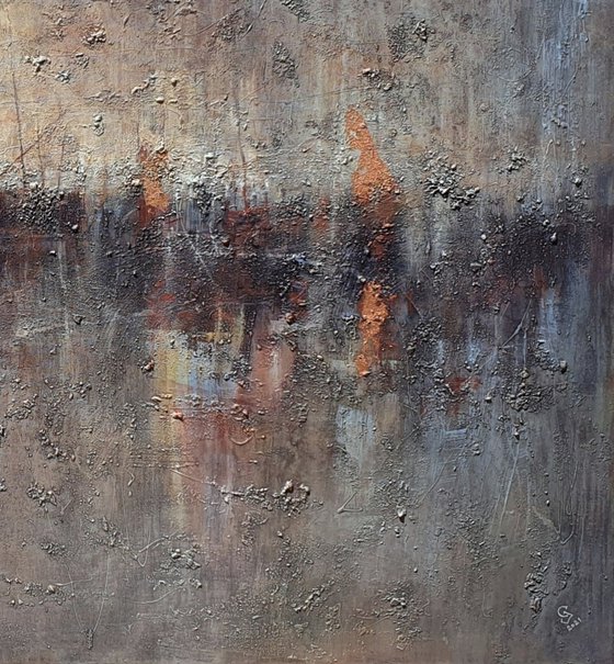 " Harbor of destroyed dreams - Utopia " (W 130 x H 90 cm) SPECIAL PRICE!!!