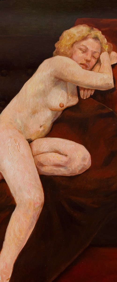 life model nude woman by Olivier Payeur