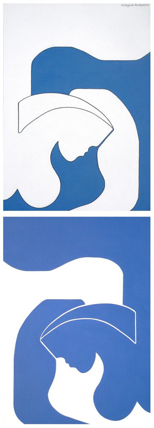 L'ombre bleu by Hildegarde Handsaeme