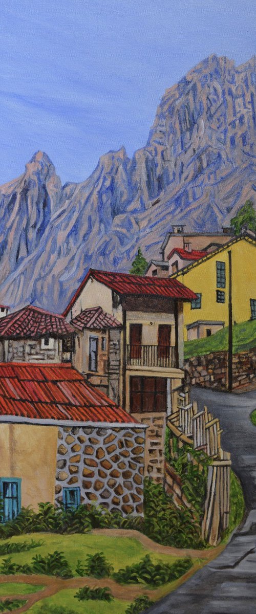 Tielve A Mountain Village by Ajay Harit