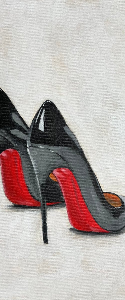 Iconic Louboutin Red Soles by Olesya Izmaylova