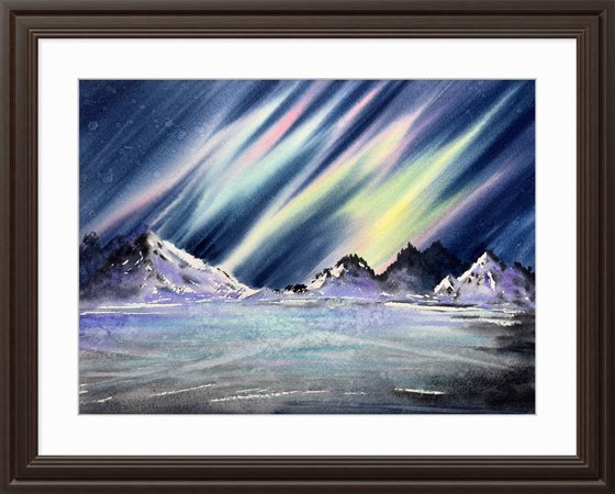 Winter Aurora Boreale Lapland