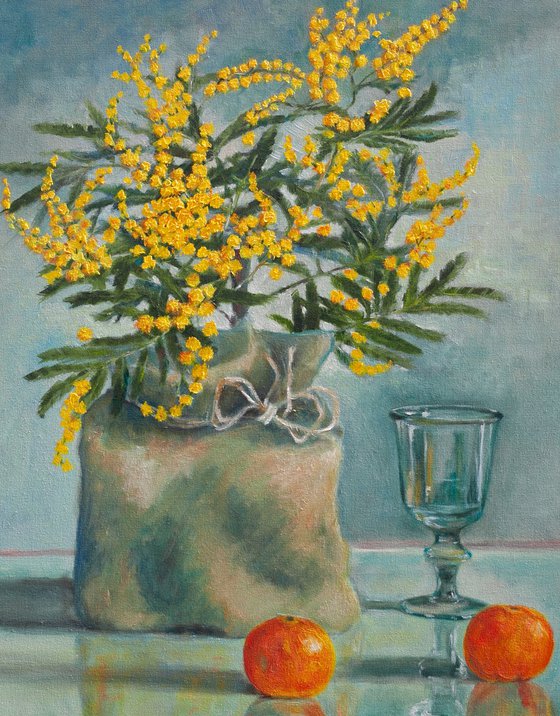 Still Life With Mimosa