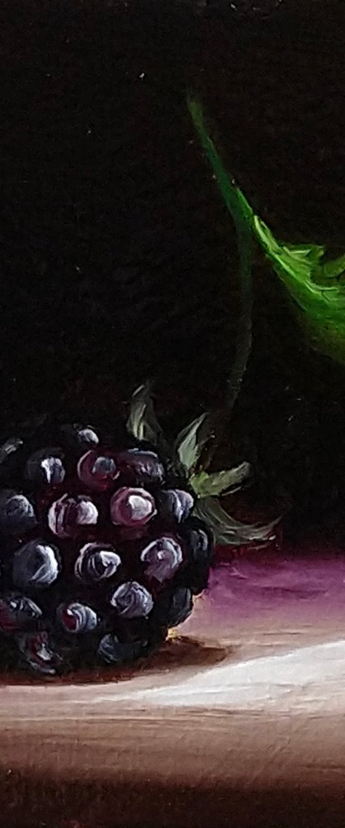 Little Blackberry still life by Jane Palmer Art