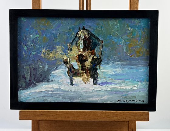 Sleigh Ride on a Winter Road