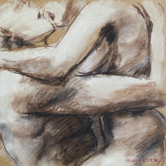 The kiss - nude body man woman naked people erotic male female love