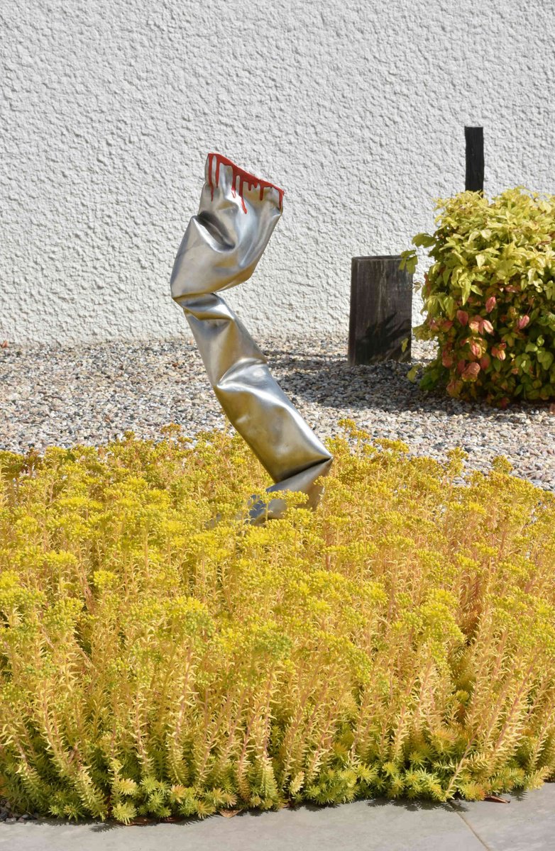 Botanical Sculpture By Yannick Bouillault, 11 X 25", Symphoi?de Veneneuse, Original Artwork