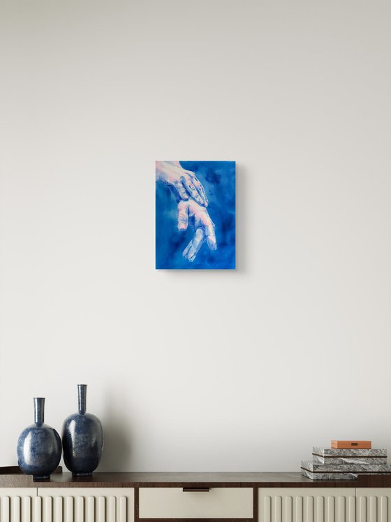 Blue connection with Myself